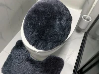 Verk 27602 Rýchloschnúce kúpeľňové predložky, sada 3 ks, sivé