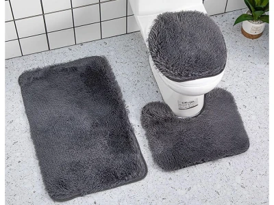 Verk 27602 Rýchloschnúce kúpeľňové predložky, sada 3 ks, sivé