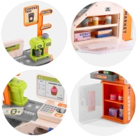 Ricokids RK-822 Dětský obchod s pokladnou, skenerem a kávovarem
