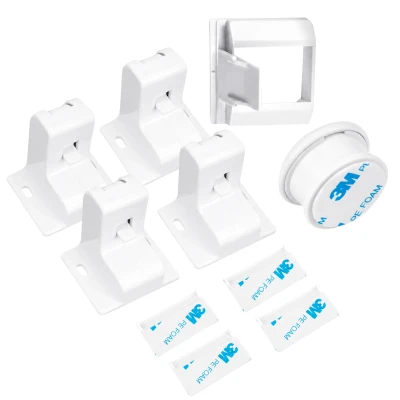 Ricokids RK-980 Magnetické zabezpečení skříněk, 4 ks, bílé
