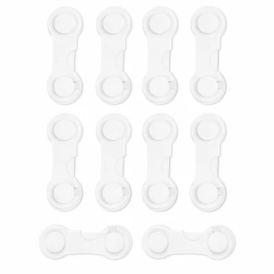 Ricokids RK-983 Bezpečnostné zámky na skrinky, 10 ks, biele