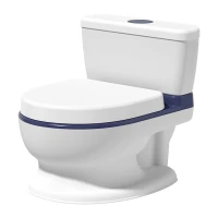 Ricokids RK-290 Interaktivní dětský nočník se zvukem splachování, bílo-modrý