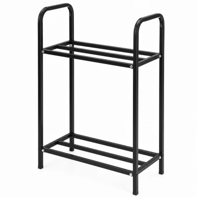 Humberg HM-388 Regál na pneumatiky pre 4 kolesá, 121 x 58 x 45 cm, čierny