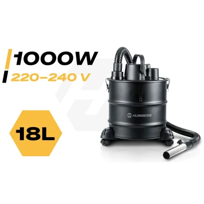 Humberg HM-405 Vysavač na popel 1000 W, 18 l, HEPA filtr