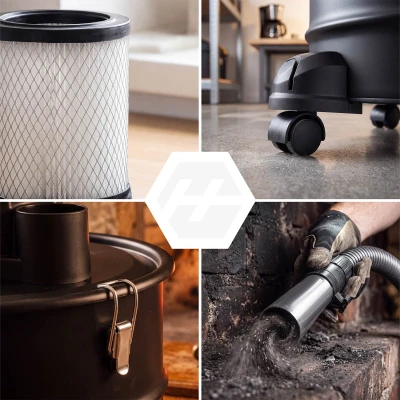 Humberg HM-405 Vysavač na popel 1000 W, 18 l, HEPA filtr