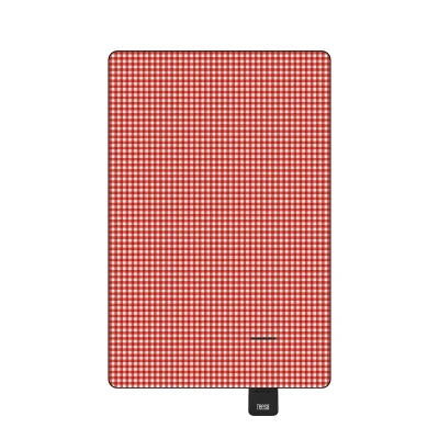 Teesa TSA8904-1 Pikniková deka s izolací 200 x 300 cm, červené káro