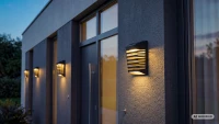 Rebel ZAR0586 Solárna záhradná nástenná lampa - sada 2 ks