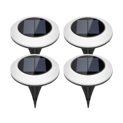 Rebel ZAR0585 Solárne záhradné LED lampy na zapichnutie - sada 4 ks