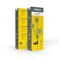 Rebel ZAR0580-1 Záhradné solárne osvetlenie v tvare cesnaku, IP44, 3000 K, 75 cm