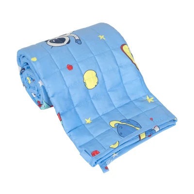 Rebel RBY-2002-4 Zátěžová přikrývka antistresová pro děti 4 kg, 100 x 150 cm, kosmos