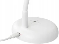 Verk 12421 Ohybná LED stolná lampa s dotykovým ovládaním, USB-C, biela
