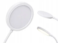 Verk 12421 Ohybná LED stolná lampa s dotykovým ovládaním, USB-C, biela