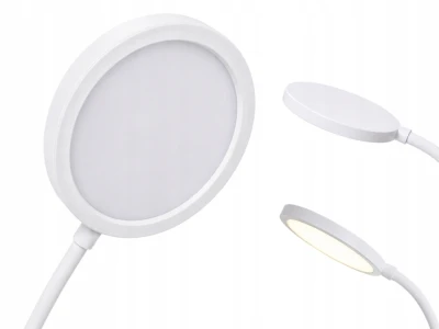 Verk 12421 Ohybná LED stolná lampa s dotykovým ovládaním, USB-C, biela