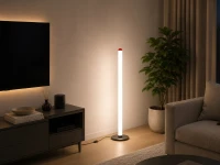 Verk 12423 LED stojaca lampa s reguláciou jasu, 3 farby svetla, 100 cm, čierna