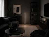 Verk 12423 LED stojaca lampa s reguláciou jasu, 3 farby svetla, 100 cm, čierna