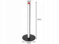Verk 12423 LED stojací lampa stmívatelná, 3 barvy světla, 25 cm, černá