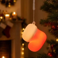 Verk 12411 LED noční lampička silikonová, USB, 3 režimy svícení, ponožka