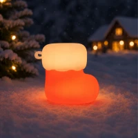 Verk 12411 LED noční lampička silikonová, USB, 3 režimy svícení, ponožka