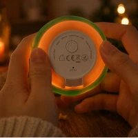 Verk 12413 LED noční lampička silikonová, USB, 3 režimy svícení, stromeček