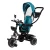 ECOTOYS JM-066-9 Tříkolka s otočným sedadlem a stříškou, modrozelená