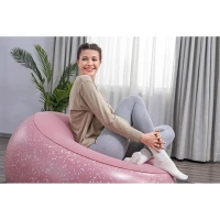 Bestway 75155 Nafukovacie relaxačné kreslo Inflate-A-Chair, ružové