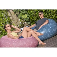 Bestway 75155 Nafukovacie relaxačné kreslo Inflate-A-Chair, ružové