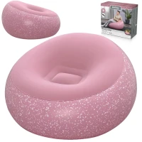 Bestway 75155 Nafukovacie relaxačné kreslo Inflate-A-Chair, ružové