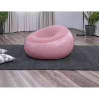 Bestway 75155 Nafukovacie relaxačné kreslo Inflate-A-Chair, ružové