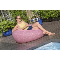 Bestway 75155 Nafukovacie relaxačné kreslo Inflate-A-Chair, ružové