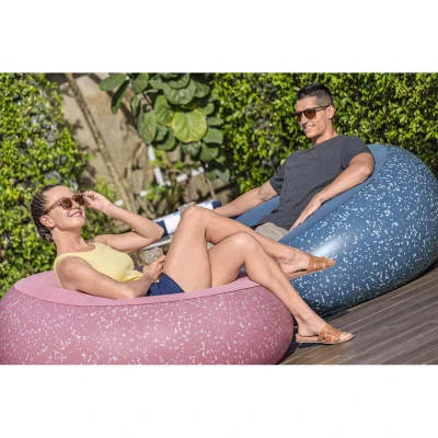 Bestway 75155 Nafukovacie relaxačné kreslo Inflate-A-Chair, ružové