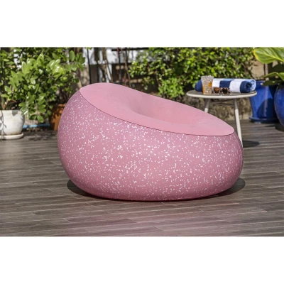 Bestway 75155 Nafukovacie relaxačné kreslo Inflate-A-Chair, ružové