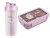 Verk 07334 Dětský svačinový set - box s příbory 1100 ml, láhev 500 ml, fialový