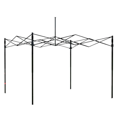 LEAN 29334 Záhradný stan s nožnicovým rámom 3 x 6 m, 3 bočné steny, modrý
