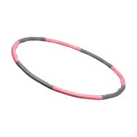 Rebel RBA-3064-PK Masážní obruč Hula Hoop, nastavitelná 70 - 95 cm, růžová
