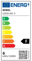 Rebel LED0140-3 LED pásek 5 m, 300x SMD 5050, 12 V, IP20, studená bílá
