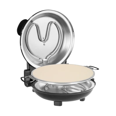 Teesa TSA3241-B Pec na pizzu SUPREME FUN 1200 W, 420 °C, dve vykurovacie telesá, čierna