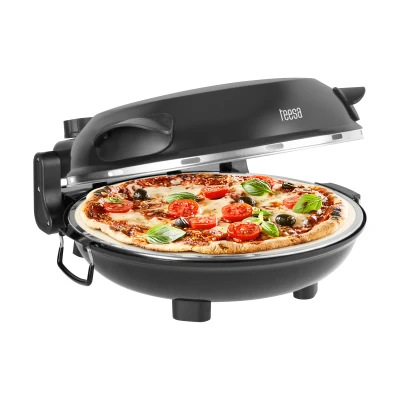Teesa TSA3241-B Pec na pizzu SUPREME FUN 1200 W, 420 °C, dve vykurovacie telesá, čierna