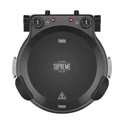 Teesa TSA3241-B Pec na pizzu SUPREME FUN 1200 W, 420 °C, dve vykurovacie telesá, čierna