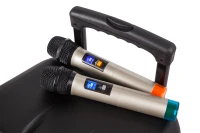Kruger&Matz KM1712 Aktívny reproduktor (2 bezdrôtové UHF mikrofóny, SD, Bluetooth, FM, USB) 40 W