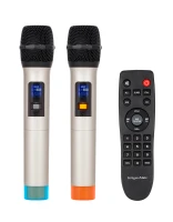 Kruger&Matz KM1712 Aktívny reproduktor (2 bezdrôtové UHF mikrofóny, SD, Bluetooth, FM, USB) 40 W