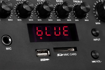 Kruger&Matz KM1712 Aktívny reproduktor (2 bezdrôtové UHF mikrofóny, SD, Bluetooth, FM, USB) 40 W