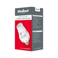 Rebel URZ3149-1 Objímka žárovky s pohybovým senzorem 360°