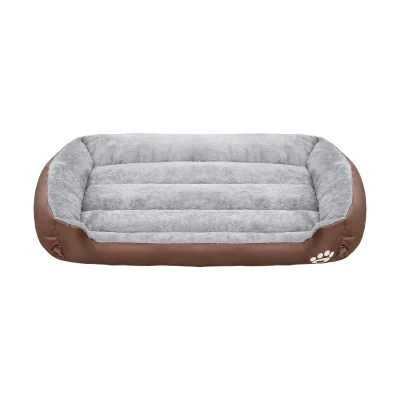 Rebel RA-1102-XXL Ležadlo pre psov a mačky 110 x 85 x 19 cm, hnedo-sivé
