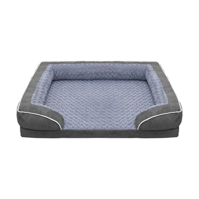 Rebel RA-1106-XL Pelíšek pro psa a kočku PREMIUM 134 x 106 x 20 cm, šedý