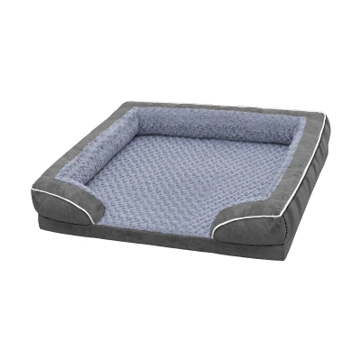 Rebel RA-1106-L Pelíšek pro psa a kočku PREMIUM 107 x 81 x 18 cm, šedý