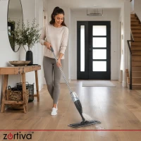 Zortiva 28074 Mop s rozprašovačom 300 ml, sivý