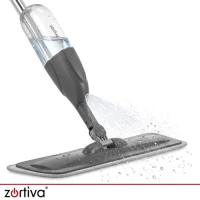 Zortiva 28074 Mop s rozprašovačom 300 ml, sivý