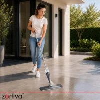 Zortiva 28074 Mop s rozprašovačom 300 ml, sivý