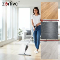 Zortiva 28074 Mop s rozprašovačom 300 ml, sivý