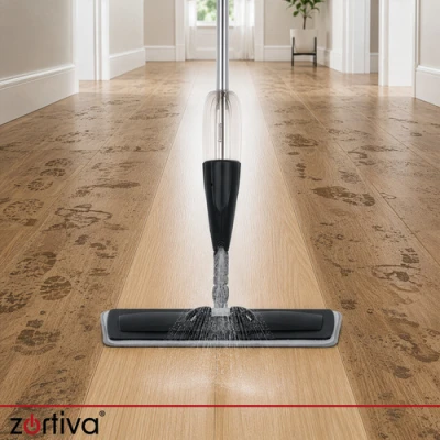 Zortiva 28074 Mop s rozprašovačom 300 ml, sivý